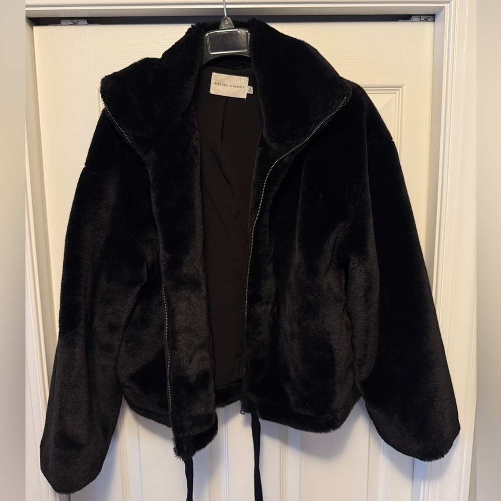 Rebecca Minkoff Black Teddy Jacket